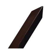 Hn�d� hlin�kov� ochrana roh� zd�, st�n (L-profil) - 150 cm x 4,5 cm x 0,8 mm