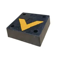 �erno-�lut� gumov� reflexn� doraz na rampu - 30 x 30 x 10 cm