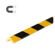 �erno-�lut� p�nov� magnetick� ochrana roh� zd�, st�n typ E - 100 x 2,6 x 2,6 cm