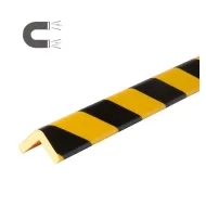 �erno-�lut� p�nov� magnetick� ochrana roh� zd�, st�n Typ H - 100 x 4,7 x 4,7 cm