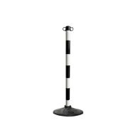 �erno-b�l� plastov� vymezovac� sloupek - 90 cm