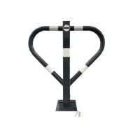 �erno-b�l� ocelov� parkovac� sloupek Butterfly - 55 x 61 cm