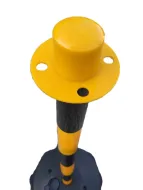 �erno-�lut� plastov� skl�dac� sloupek - 4 x 90 cm