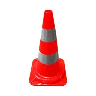 Oran�ov� plastov� (PVC) dopravn� reflexn� ku�el FLOMA CF46 - 29,5 x 29,5 x 50 cm