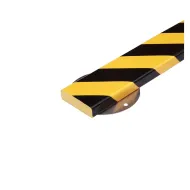 �erno-�lut� reflexn� ochrana roh� zd�, st�n se �roubem - 100 x 4 x 1,1 cm