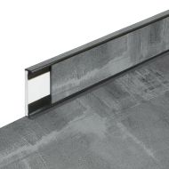 PVC vinylov� soklov� podlahov� li�ta Fortelock Business Viken deep night C001 graphite - 2 - zv�t�it obr�zek