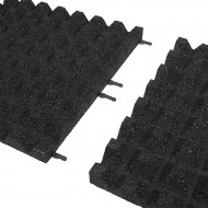 ern gumov certifikovan dopadov dlaba FLOMA V45/R28 - 50 x 50 x 4,5 cm - zvtit obrzek