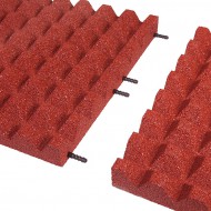 erven gumov certifikovan dopadov dlaba FLOMA V55/R28 - 50 x 50 x 5,5 cm - zvtit obrzek