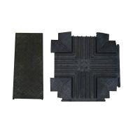 �ern� plastov� kabelov� most k�i�ovatka s v�kem - d�lka 80 cm, ���ka 80 cm, v��ka 6 cm