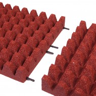 erven gumov certifikovan dopadov dlaba FLOMA V80/R50 - 50 x 50 x 8 cm - zvtit obrzek