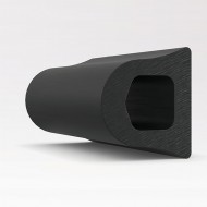 Gumový nárazový ochranný pás (svodidlo) FLOMA - délka 300 cm, výška 7,5 cm a tloušťka 6,75 - zvětšit obrázek