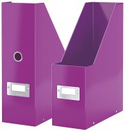 Stojan na asopisy Leitz Click-N-Store purpurov - zvtit obrzek