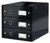 Zsuvkov box Leitz Click-N-Store 3 zsuvky - ern