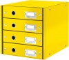 Zsuvkov box Leitz Click-N-Store 4 zsuvky - lut