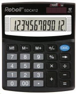 Kalkulačka Rebell SCD412 stolní 
