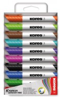 Popisova Kores K-Marker whiteboard, klnov hrot, 10 ks - zvtit obrzek