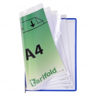 Zvsn kapsy Tarifold A4 Foldfive modr 5 ks - zvtit obrzek