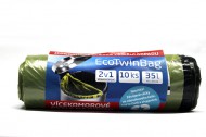 Pytle na odpadky EcoTwinBag, 2 v 1 vcekomorov - zvtit obrzek