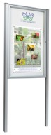Sloupky 60x40 pro pm zaputn do betonu stbrn  - zvtit obrzek