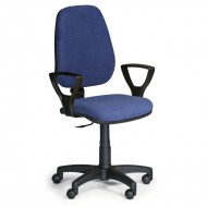 Kancelsk idle Comfort s podrukami - modr - zvtit obrzek