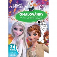 Omalovnky A4 se samolepkami Ledov krlovstv - zvtit obrzek
