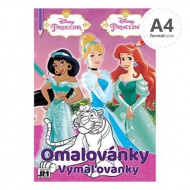 Omalovanky A4 Disney Princezny - zvtit obrzek