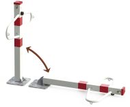 Parkovac� z�brana M sklopn�-b�l�