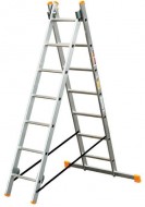 Hliníkový žebřík DW2x7 příček, 150 kg - zvětšit obrázek