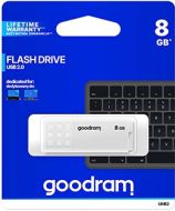 Goodram USB flash disk, USB 2.0, 8GB, UME2,  UME2-0080W0R11, USB A, s krytkou - zvtit obrzek